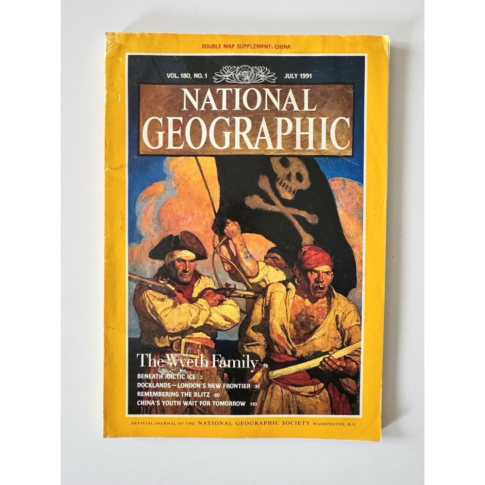 National Geographic Magazine July 1991 Vol 180 No 1 China Vintage‎